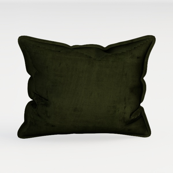 MIULEE Olive Green Velvet Throw Pillow Covers Set