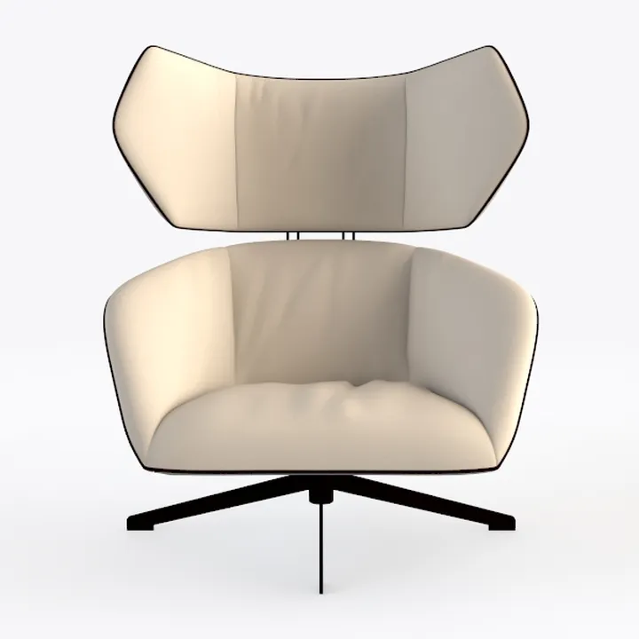 Swivel Chair Modern Home Office Chair Pu Desk Chai