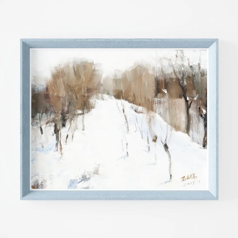 Yuaxker Tree Pictures Wall Decor Green Wall Art