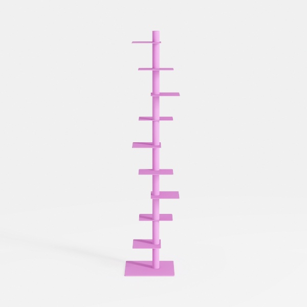 8 Tier Tree Bookshelf with Drawer, Free Standing