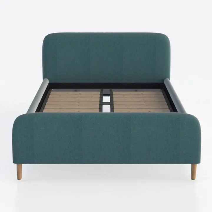 Pemberly Row Full Modern Polyester Fabric and Wood
