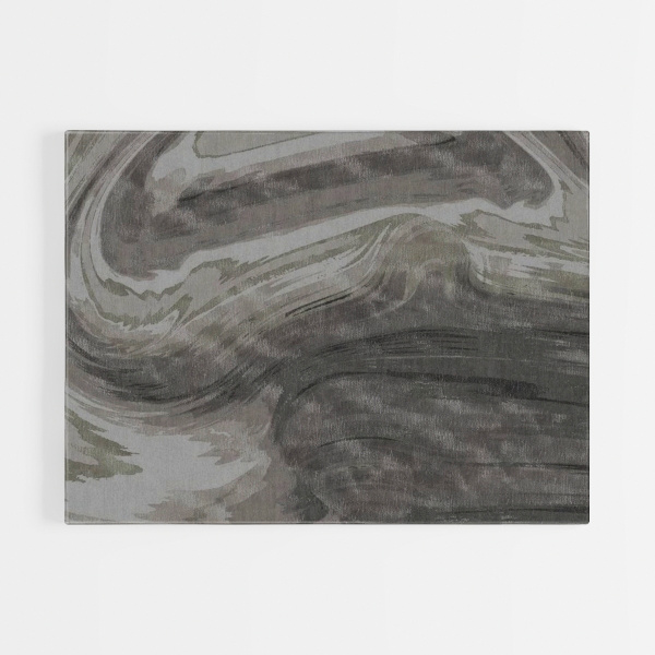 Purple and Gray Abstract Art Painting Bathroom