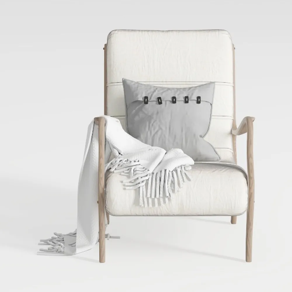 Acme Furniture Accent Arm Chair Cushion, Beige