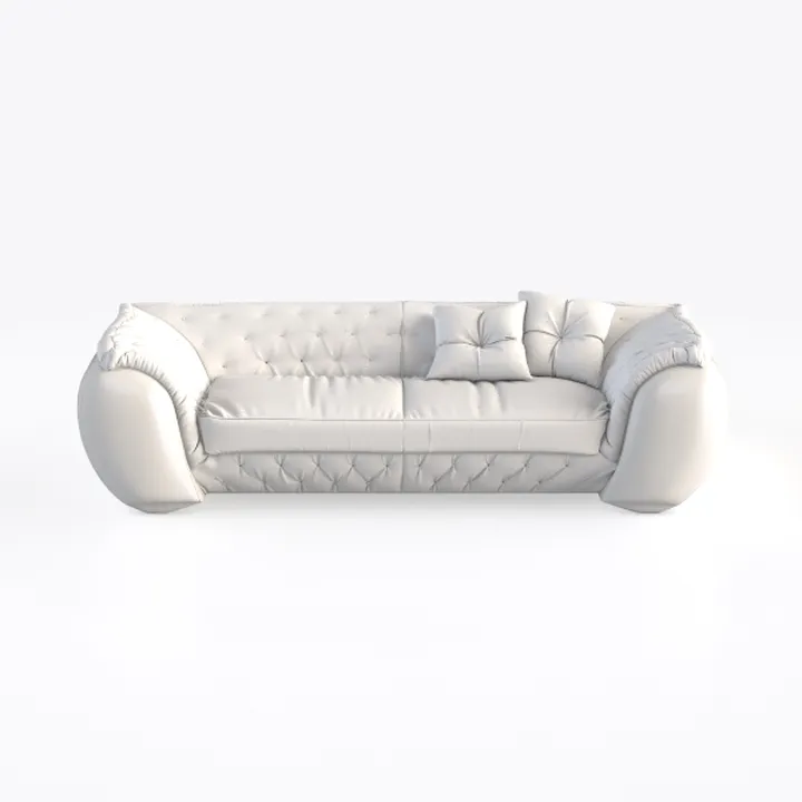 Velvet Sofa, 90" Ultra Soft T-Shaped Couch, Modern