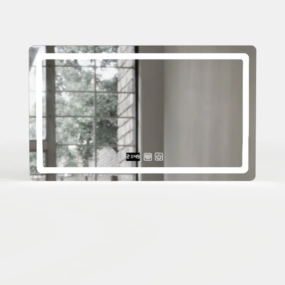 55"x36" LED Bathroom Mirror with Lights, Backlit &