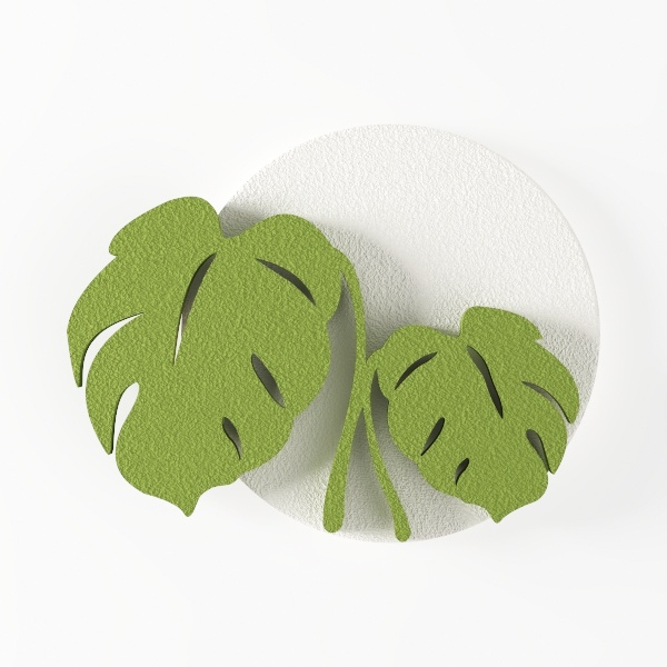 wall clock-Green Glimmer