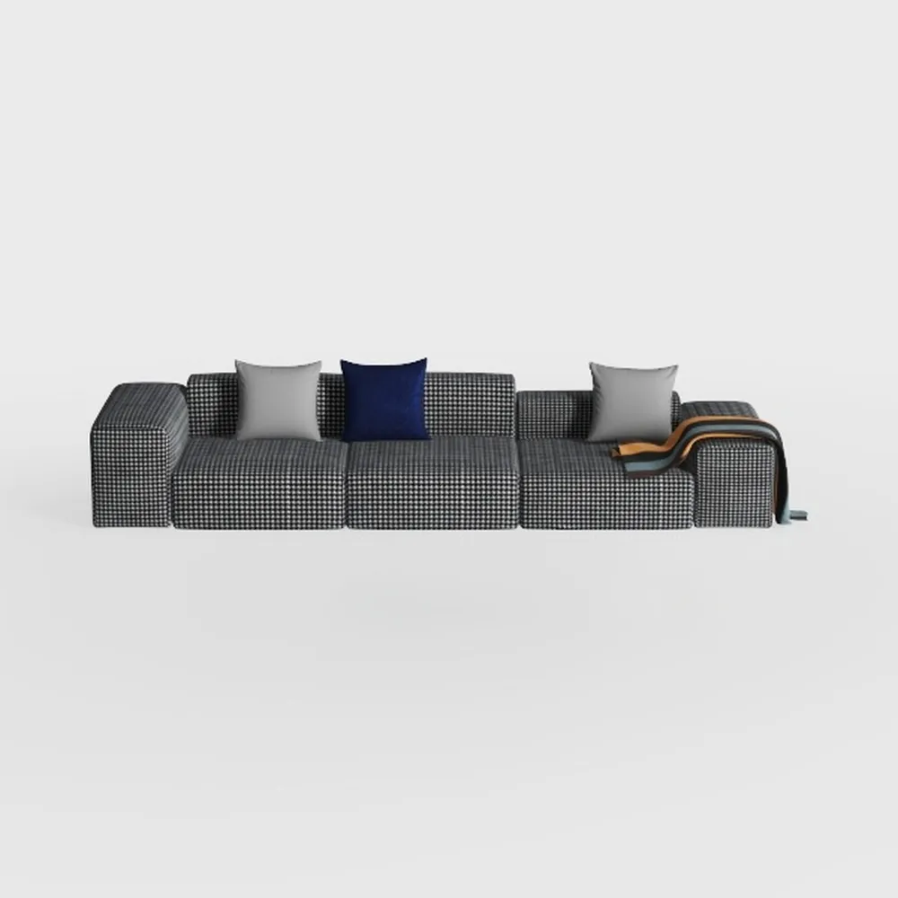 131'' Large Sectional Couches with Chaise Lounge 