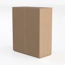 Fluted Sideboard Buffet Cabinet with Storage Left 45 Degree View