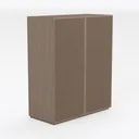 Fluted Sideboard Buffet Cabinet with Storage Right 45 Degree View