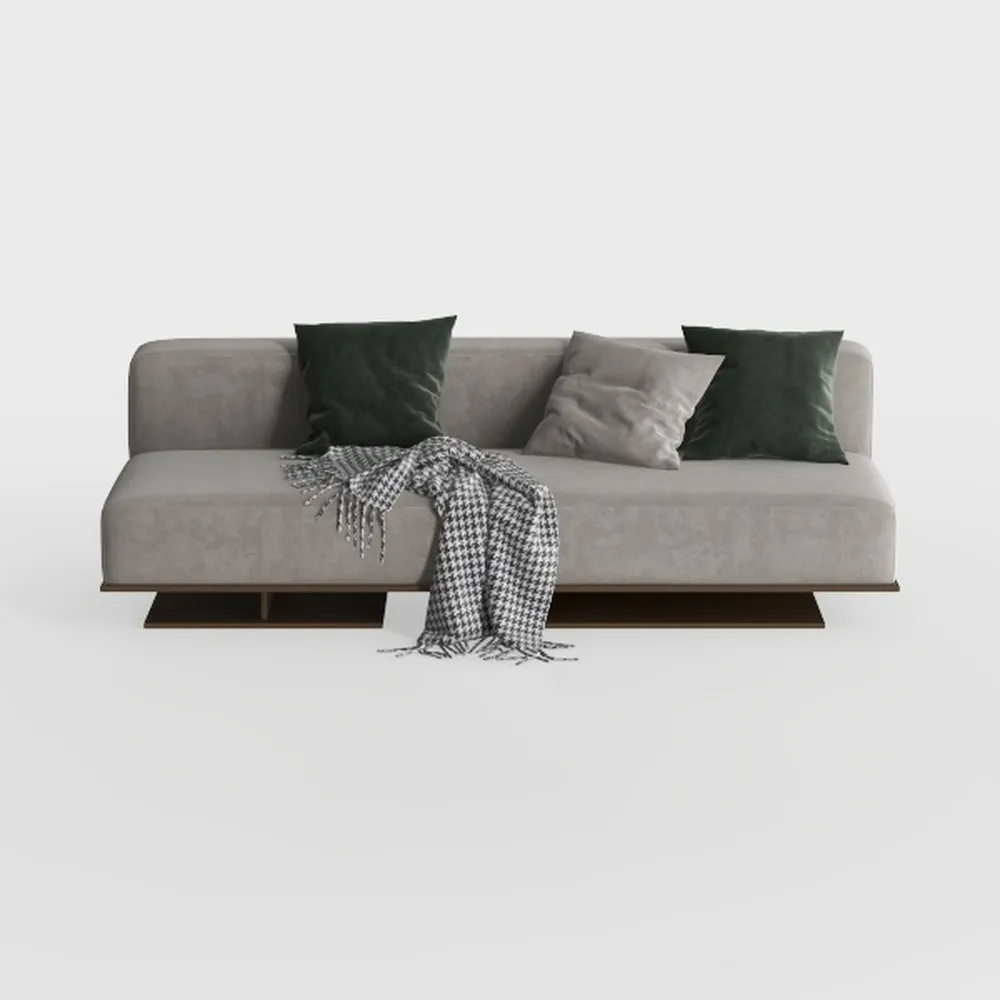 Manhattan Comfort Verandah 112” Chenille Sofa with