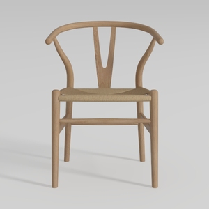 POLY & BARK Weave Chair, Single, Natural