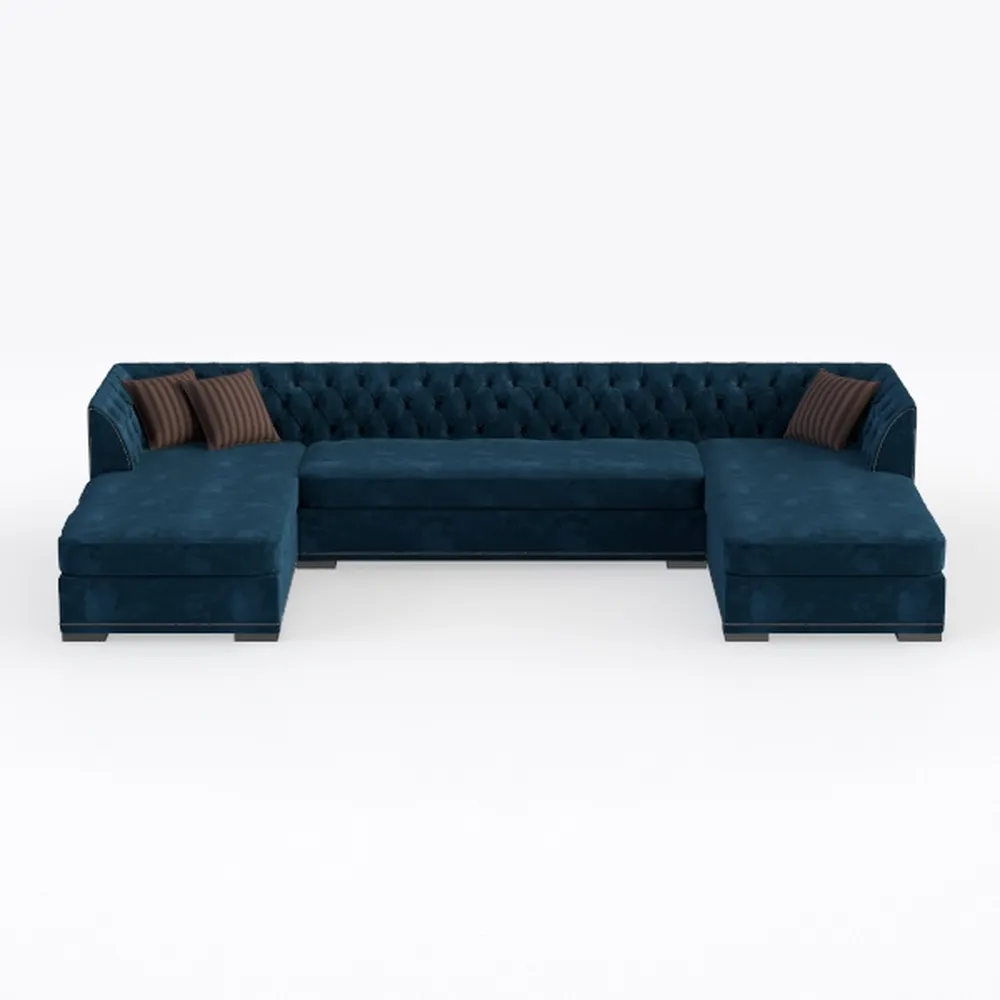 141" Oversized Sectional Couch,22" Deep Seat Extra