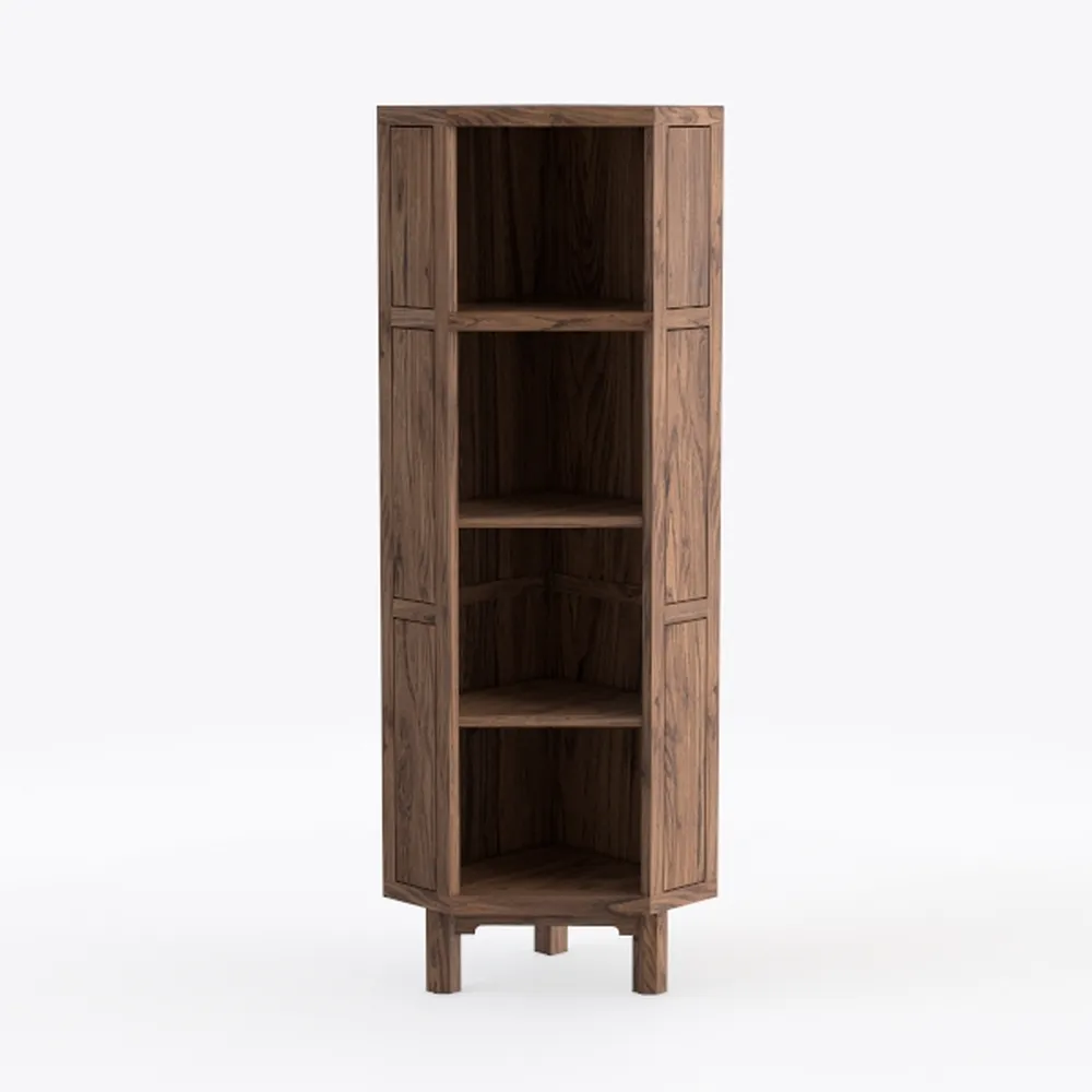 Tribesigns 68-Inch Tall Corner Cabinet, Farmhouse