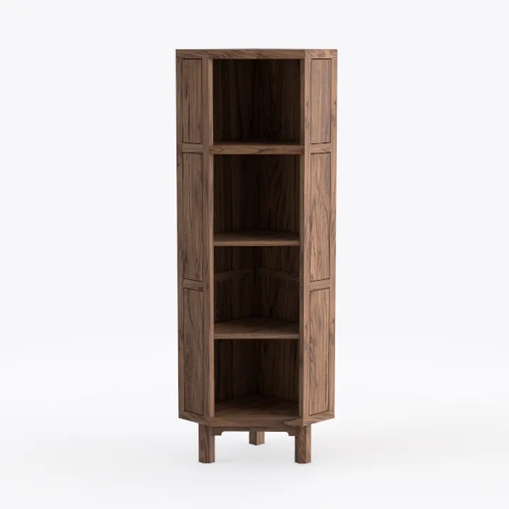 Tribesigns 68-Inch Tall Corner Cabinet, Farmhouse
