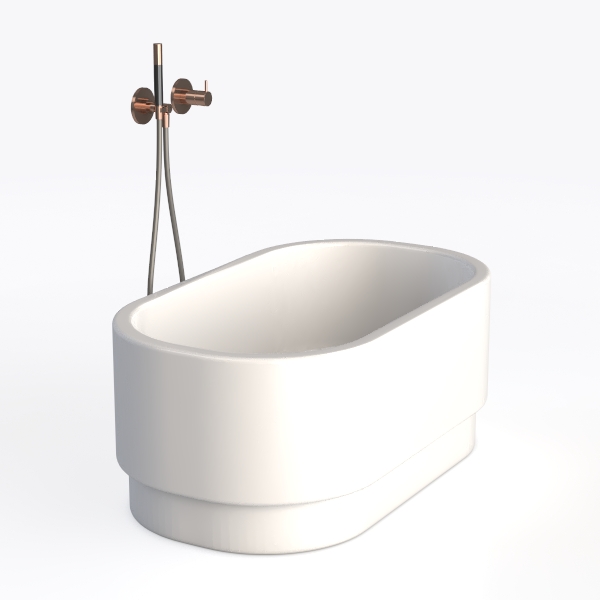 39&quot; Stone Resin Janpanese Soaking Tub