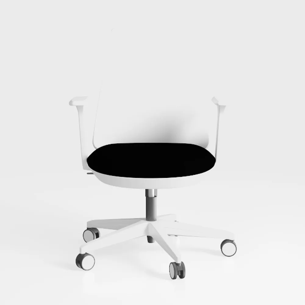 Armless Office Chair,Ergonomic Computer Task Desk 