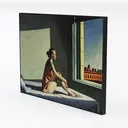 KLAKLA Canvas Wall Art - Mountain Scenery Foggy Left 45 Degree View