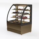 cake shelf-Bakery Free Left 45 Degree View