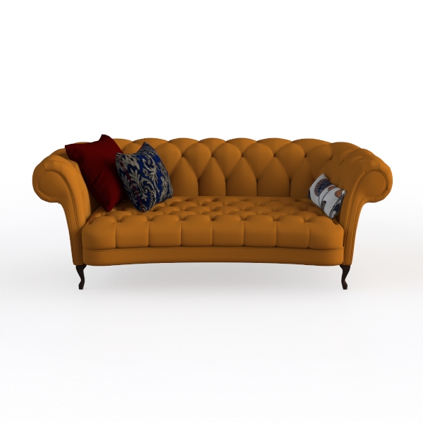 RARZOE Chesterfield Classic Sofa, Mordern 3 Seater