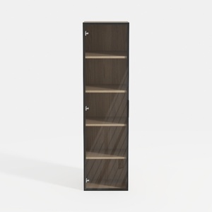 Home Square 5-Shelf Engineered Wood Bookcase Set