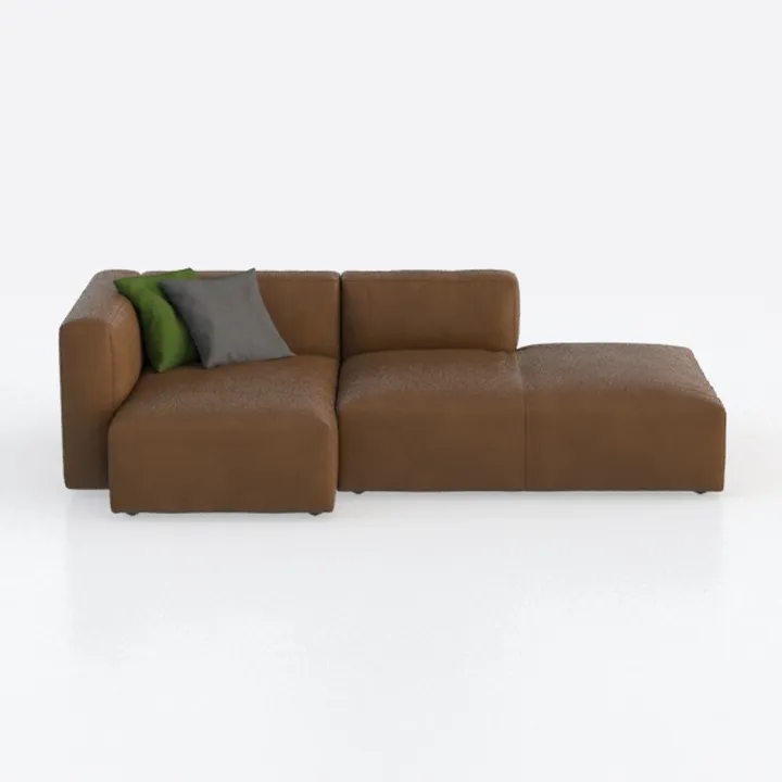 104" Modular Sectional Couch, L-Shape Sofa with De