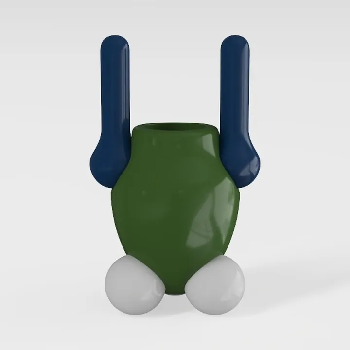 vase-Olive Green