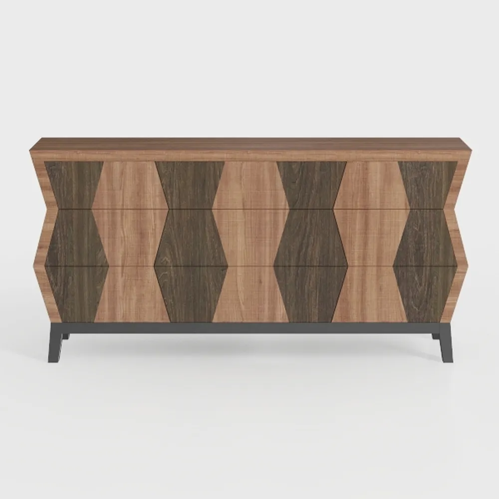 59" Sideboard Buffet Cabinet Retro Accent Storage