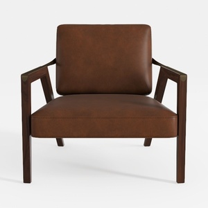 LOPOO Elegant Wooden Leg Leisure Chair for Comfort