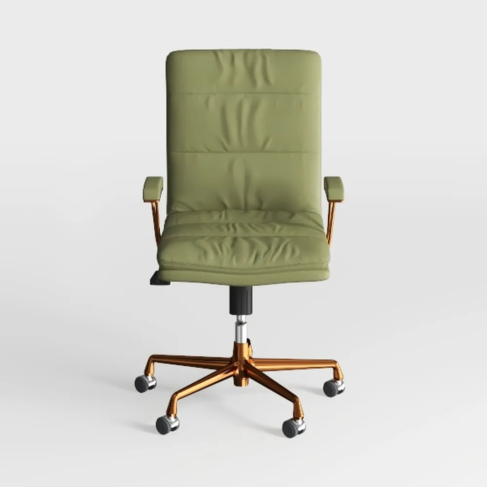 Reclining Office Chair with Footrest, Executive PU