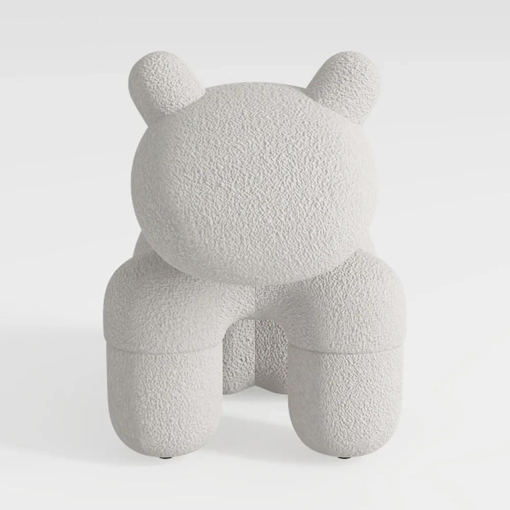 Kimi Accent Chair Short Vanity Chair With Back, Cu