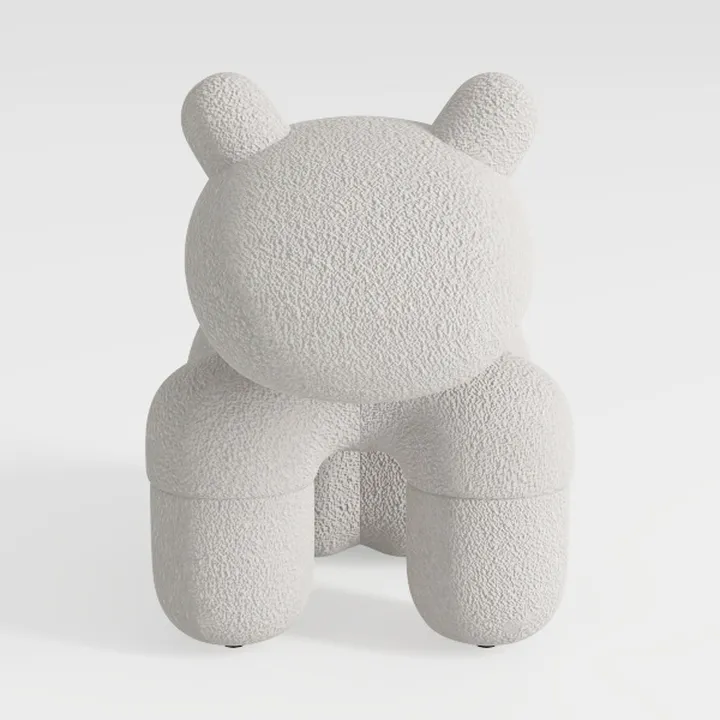 Kimi Accent Chair Short Vanity Chair With Back, Cu