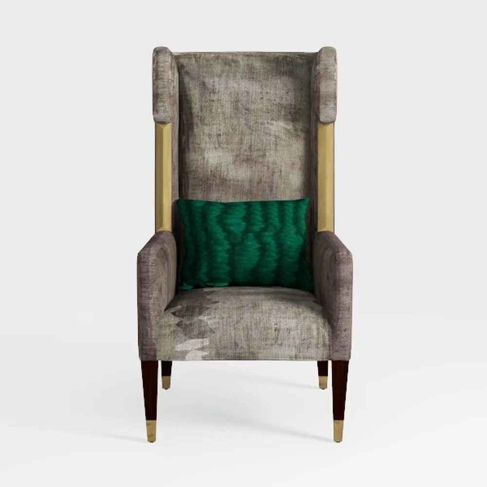 Modern Accent Chair,Chenille Arm Chairs for Living