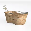 bath barrel-A Spa Day Left 45 Degree View