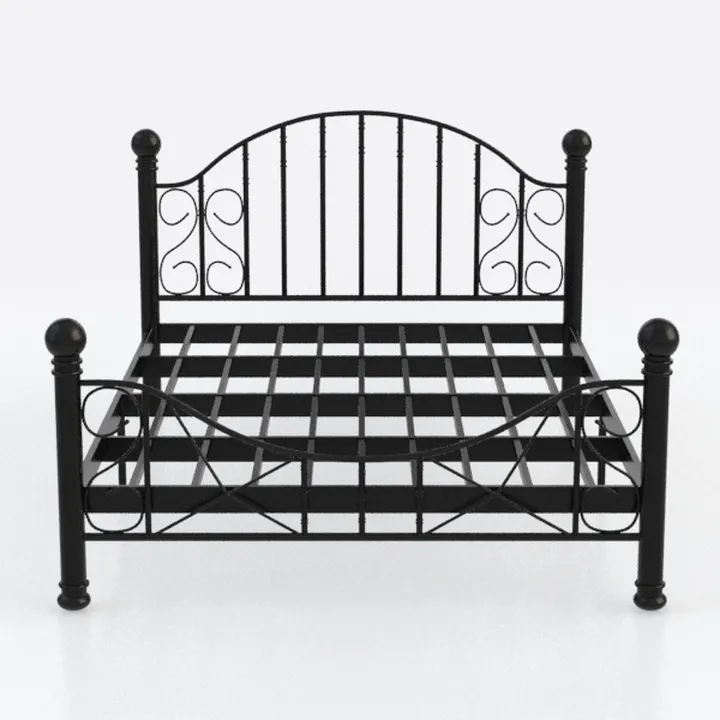 SHA CERLIN Queen Size Metal Platform Bed Frame