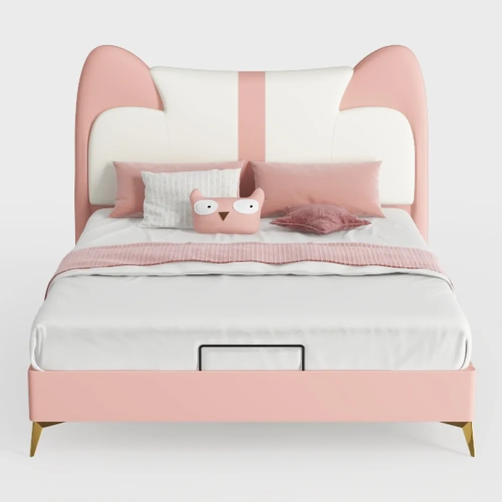 DUORUIMI Full Size Upholstered Rabbit-Shape Prince