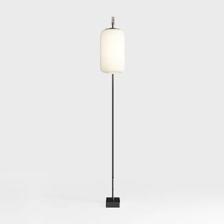 Minimalist Modern Metal Fabric Floor Lamp 3D Model