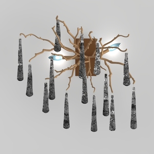 30" Black Chandelier, 6-Light Dining Room Light