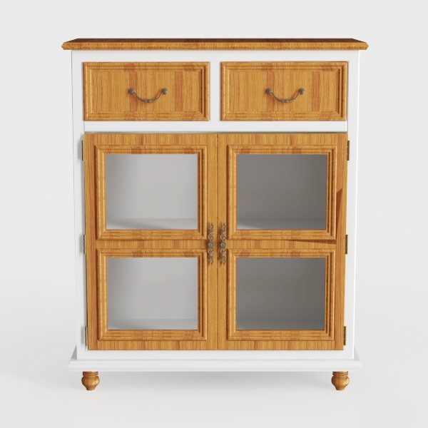 Sophia & William 2-Door Accent Cabinet, Distressed