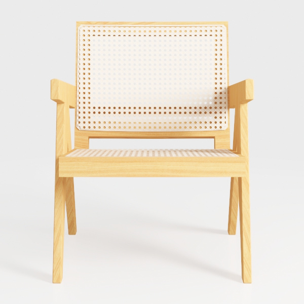 Rattan Chairs, Bamboo Rattan Dining Chair, Solid