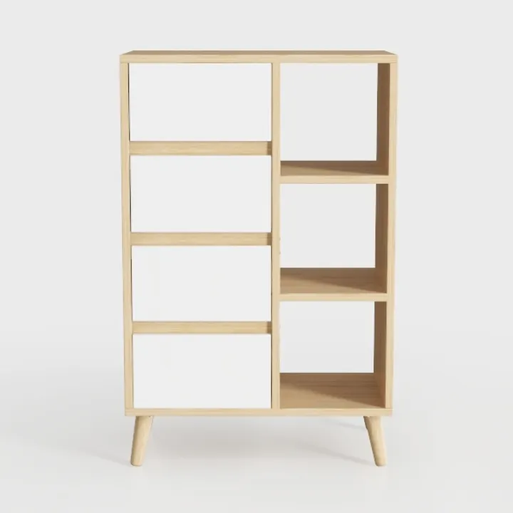 Guidecraft EdQ Cubby Toy Storage Organizer w/ 8