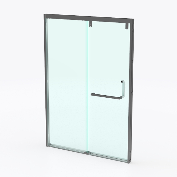 ELEGANT Double Sliding Bathtub Shower Door 60" W x