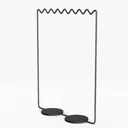 SIDUCAL Spotted Ceramic Modern Style Vase, 5.7 Left 45 Degree View