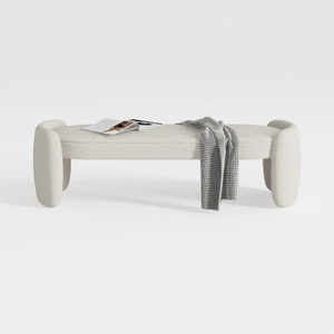 Ya-Home Modern Storage Bench-Warm Beige