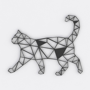 wall deco-Cat Person