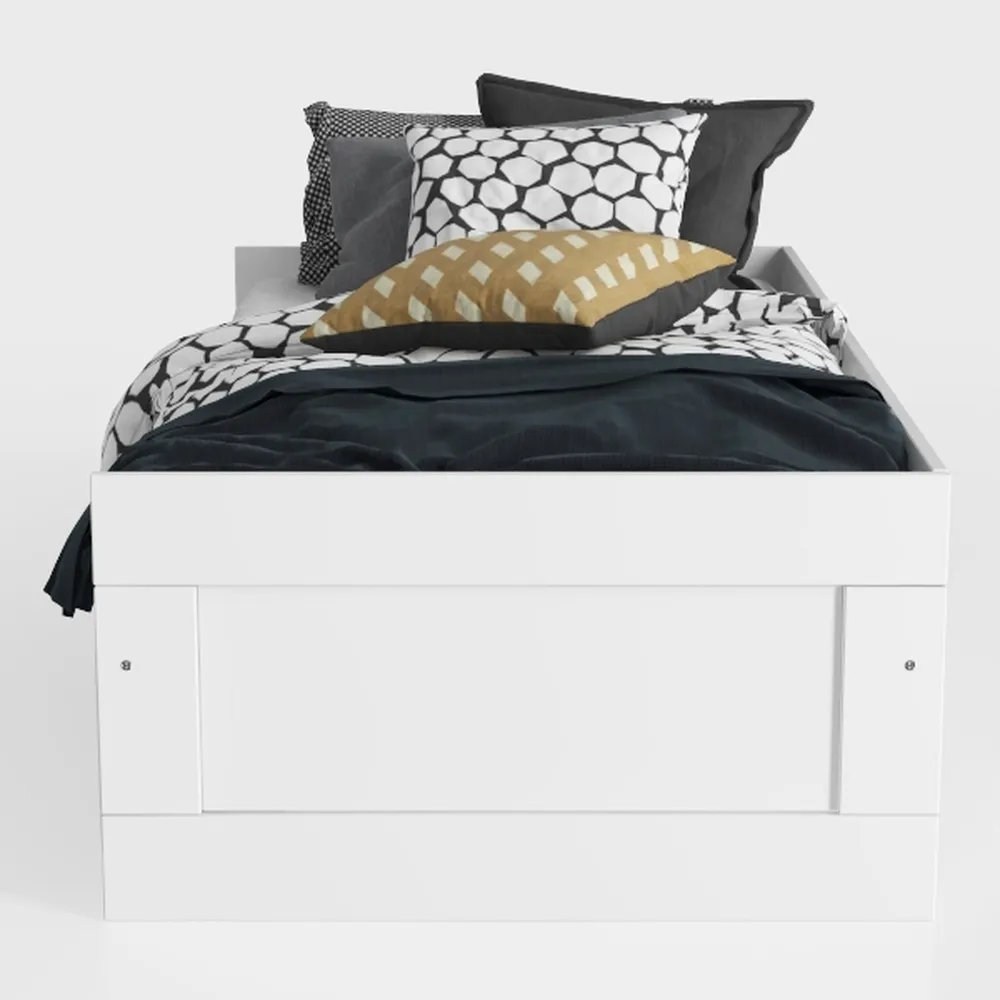 Baxton Studio Libourne Daybed With Trundle White