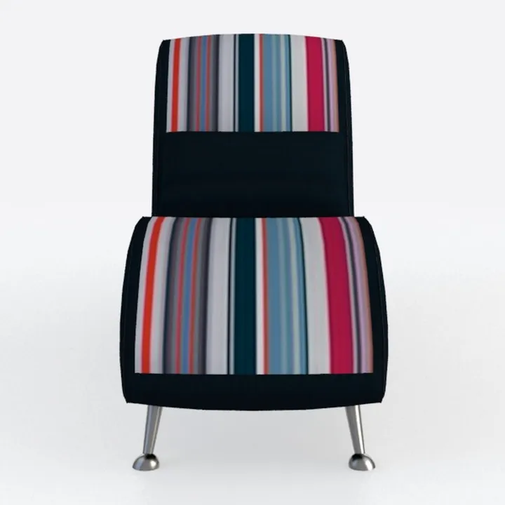 Folding Beach Lounge Chair w/ 5 Adjutable Backrest