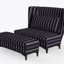 VINGLI 157" Cloud Black Convertible Sectional Sofa Left 45 Degree View