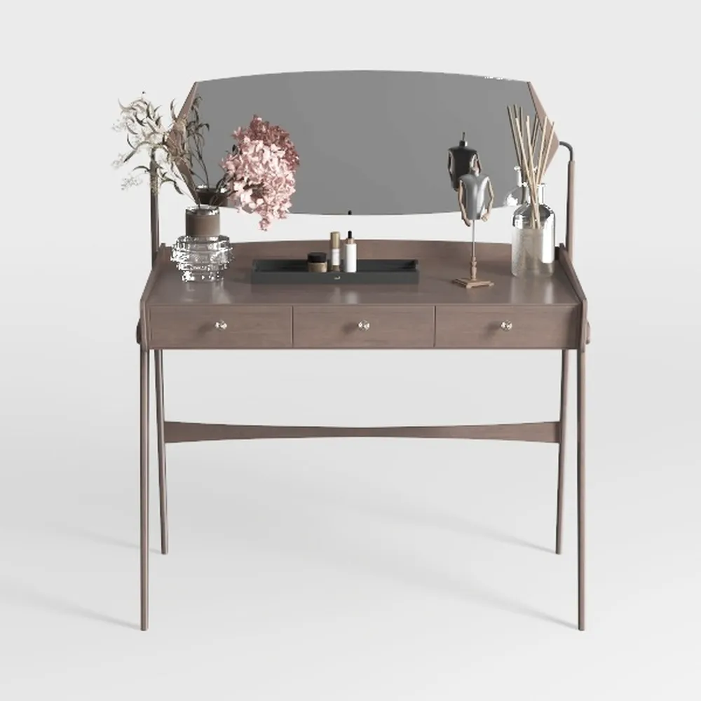 Generico Tavolino da Letto Moderno Multifunzionale - 145 cm x 45 cm Noce - Scrivania e Tavolo da Pranzo Indipendente salvaspazio per Giochi, Ufficio Domestico e Studio