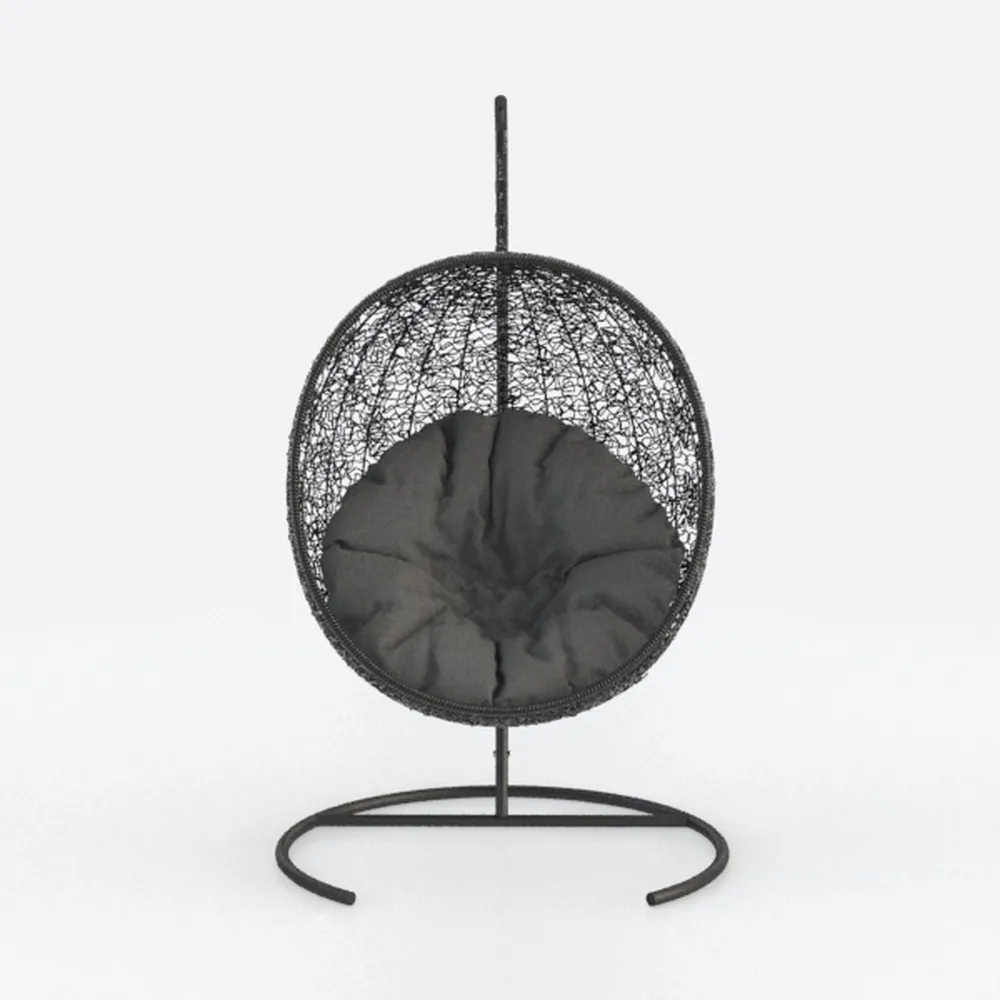 Vongrasig Wicker Egg Chair PE Rattan Rocking Chair