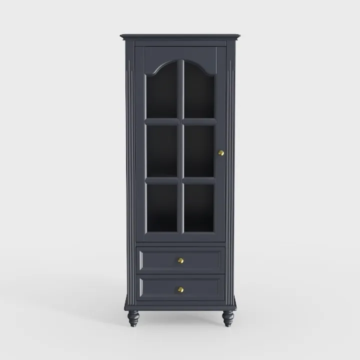72in Tall Bookshelf 7 Tier Bookcase with Drawer